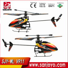helicóptero wltoys v911 ​​helicóptero 2.4G 4CH sola cuchilla Gyro RC MINI exterior r / c con LCD y 2 baterías v911 ​​helicóptero